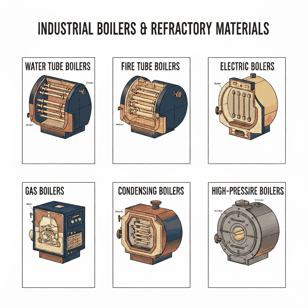 Boiler Types and Their Refractory Materials