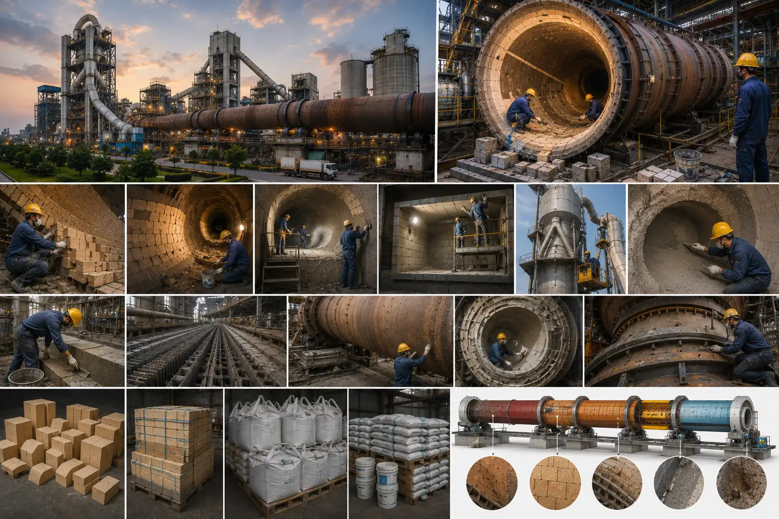 Cement Plants — Rotary Kiln & Preheater Refractory
                        Shutdown
