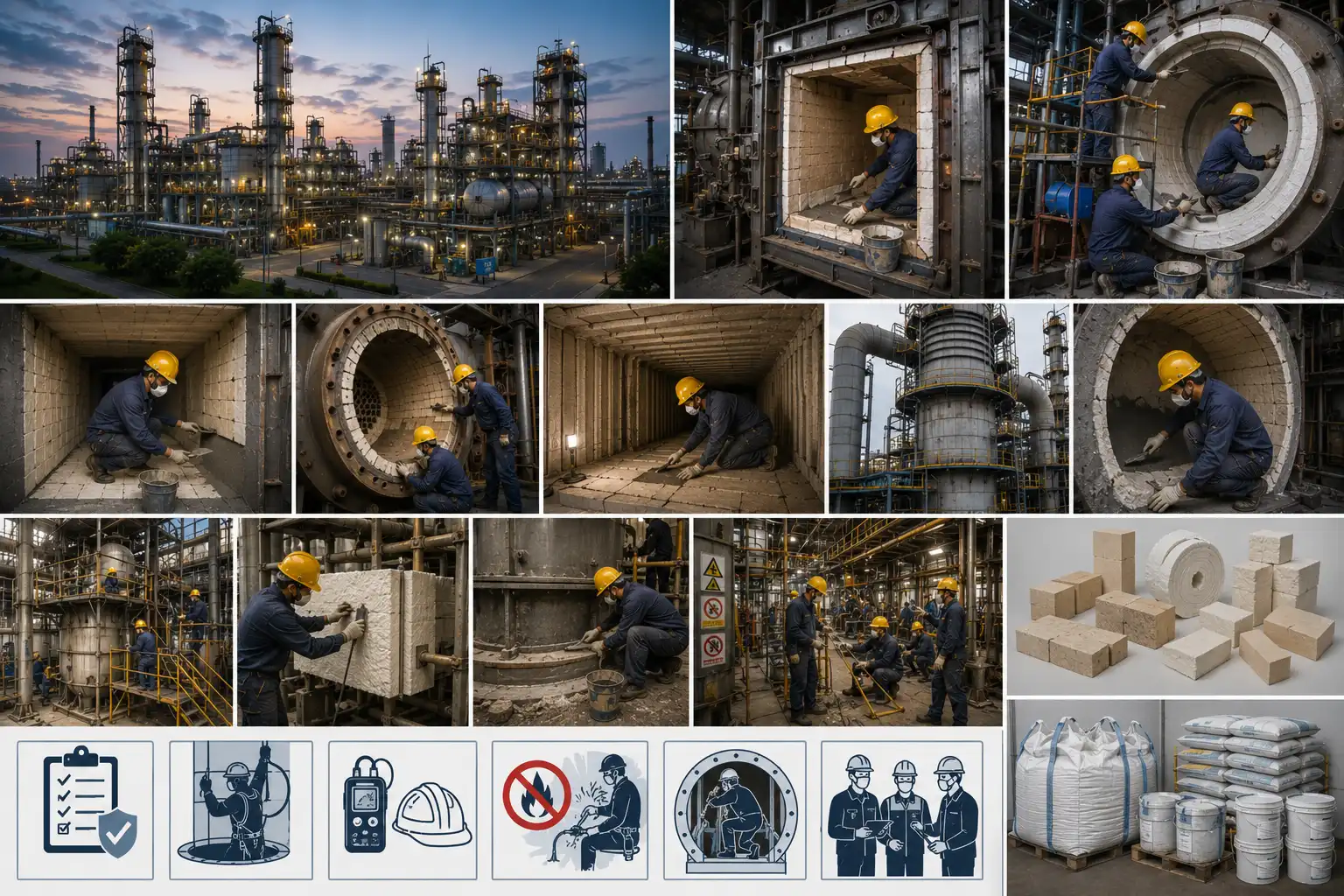 Chemical & Fertilizer Plants — Reactor & Furnace
                        Refractory