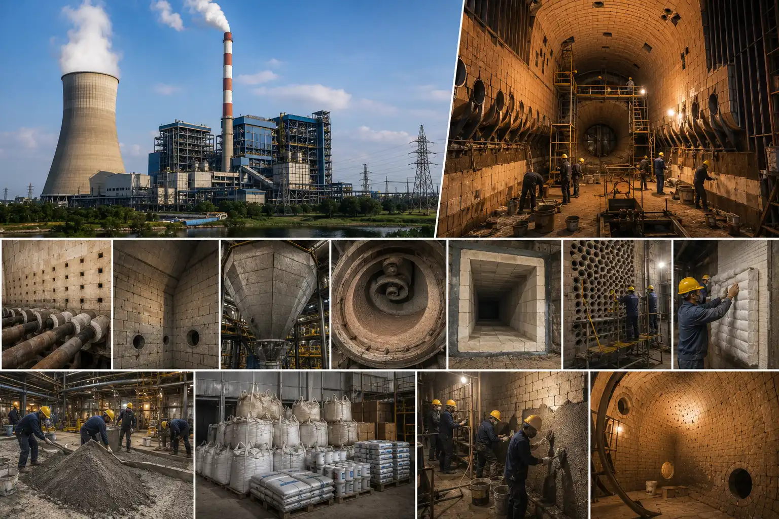 Thermal Power Plants — Boiler & Combustion Chamber
                        Refractory