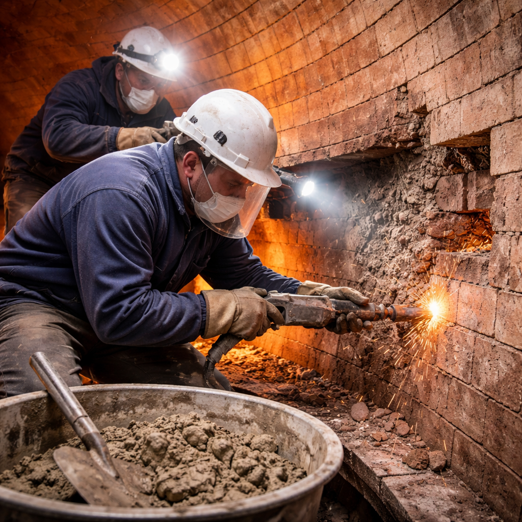 Emergency Refractory Repair - Minimise Downtime Fast